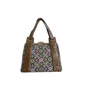 Vintage Floral Tapestry Handbag Retro Purse Top Handle Evening Bag Satchel‎